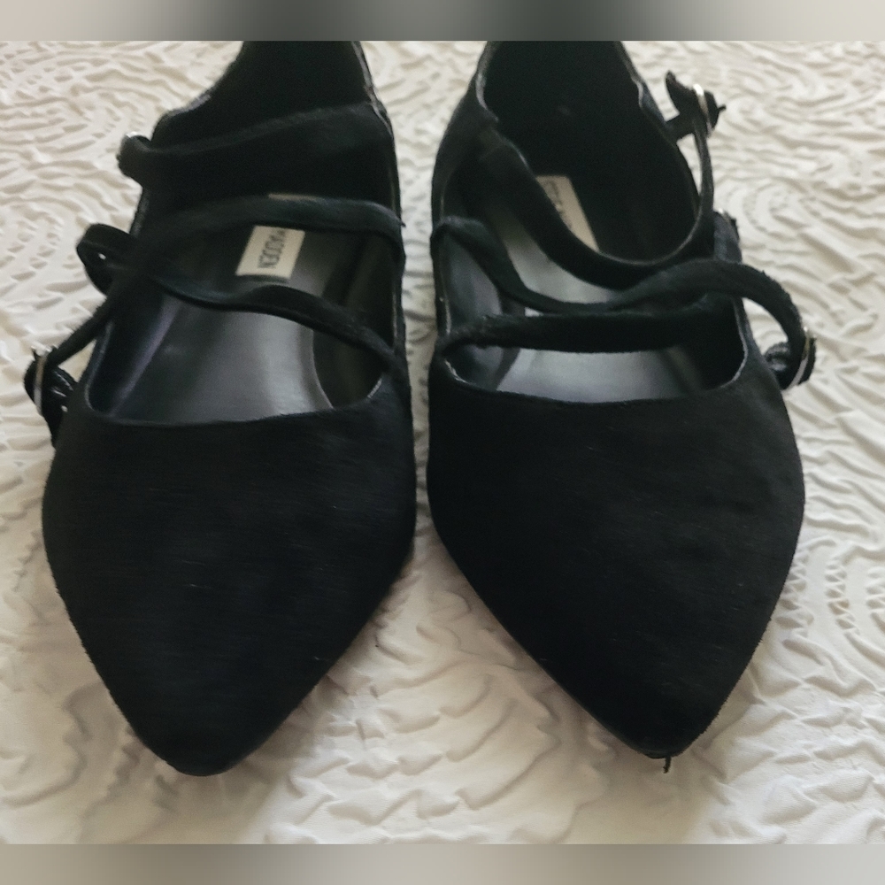 Steve Madden Sz 8 black flats - Picture 3 of 6